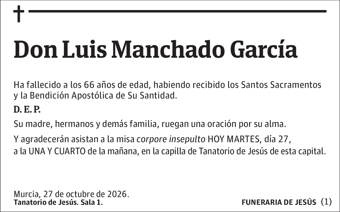 Luis Manchado García