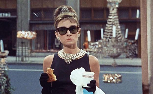 Audrey Hepburn in 'Breakfast at Diamonds'.