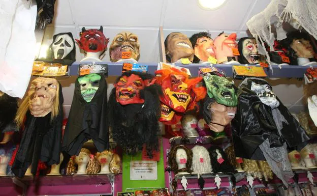 Masks for Halloween night. 