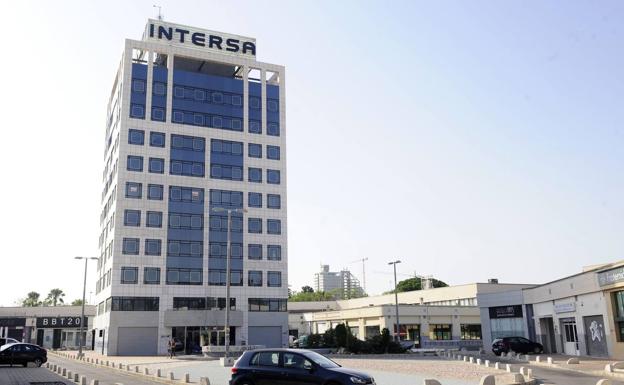Former Intersa headquarters, on Avenida Mariano Rojas in Murcia. 