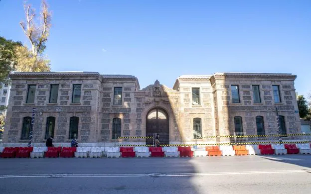 Facade of the access pavilion to the Old Prison, already restored, whose inauguration is scheduled this month. 