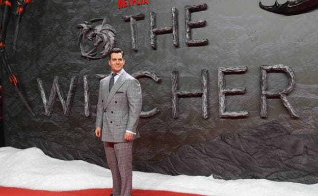 Henry Cavill, presenting 'The Witcher' on Netflix.