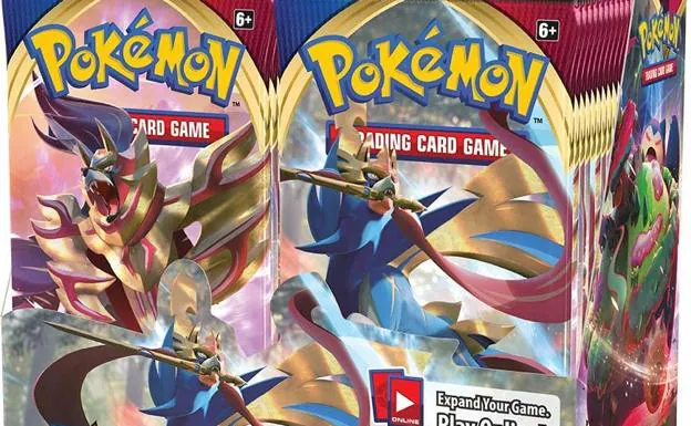 Box of 'Pokémon' card packs.