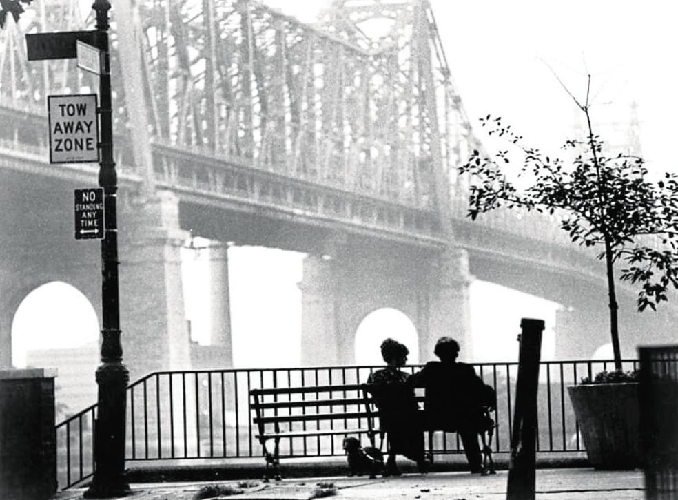 'Manhattan' (1979).  Still from the Woody Allen film on the Queensboro Bridge, known as the 59th Street Bridge