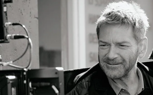 Director Kenneth Branagh, on the set of 'Belfast'.
