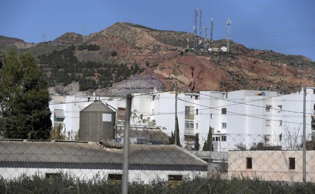 Farms next to houses in Lorca. 