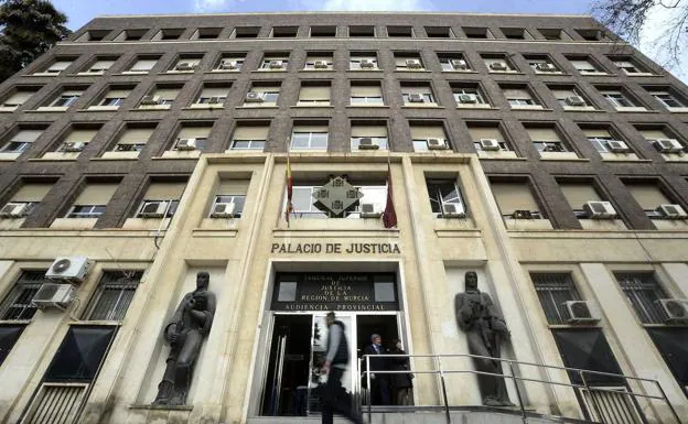 The Palace of Justice of Murcia, seat of the Provincial Court, in a file photo. 