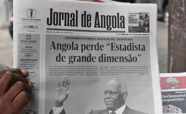 The death of Eduardo dos Santos has shocked Angola and is the front page of the local press.