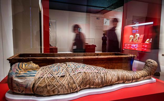 The exhibition 'Mummies of Egypt: Rediscovering six lives' at CaixaForum Madrid will run until October 26. 