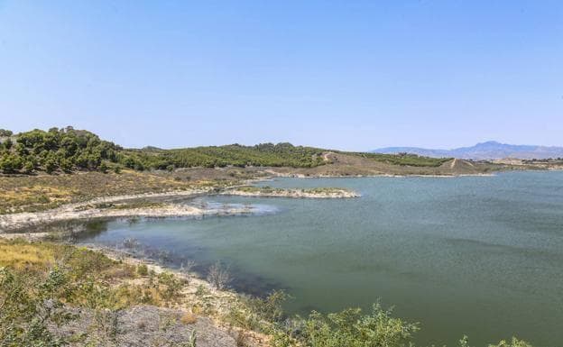 The Santomera reservoir, in a file image.
