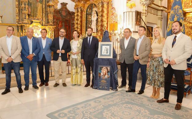 Presentation of the commemorative acts of the canonical coronation of the Virgen de los Dolores in the church of San Francisco. 