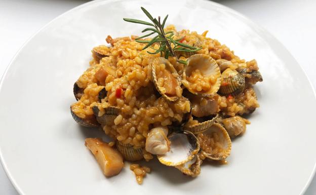 Seafood rice, in a file image.