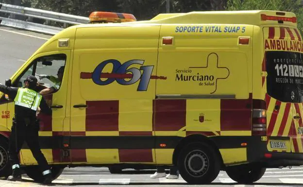 An ambulance in a file image. 