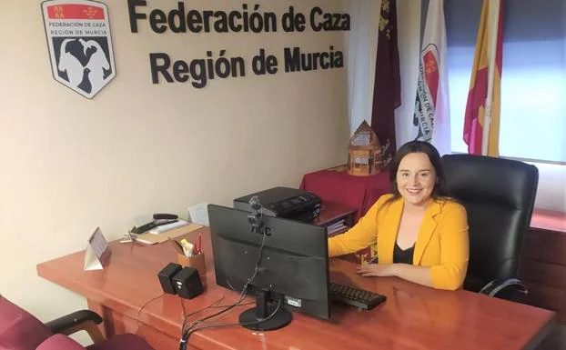 The sports coordinator of the FCRM, in her office.