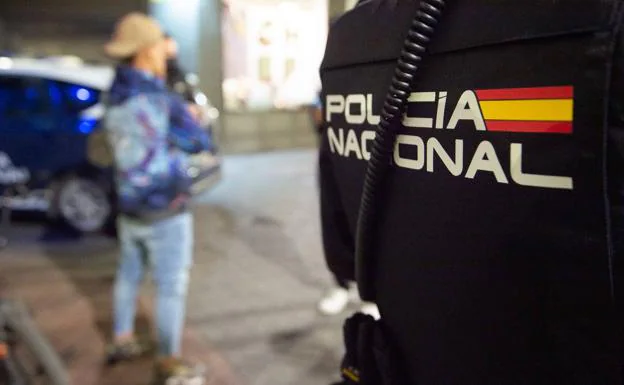 National Police patrol through the center of Murcia in a file image. 
