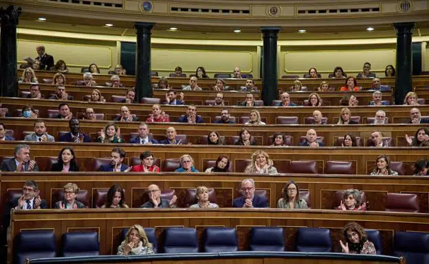 One of the last plenary sessions of the Congress of Deputies.