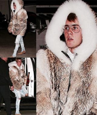 Justin enfurece la PETA por extravagante abrigo piel auténtica | La Verdad